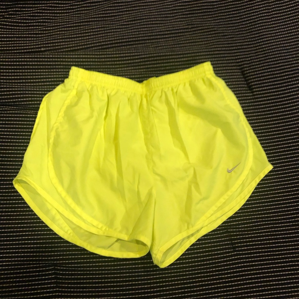 Neon Nike Running Shorts - Womens